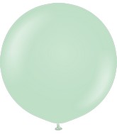 24" Kalisan Latex Balloons Pastel Matte Macaroon Green (5 Per Bag)