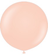 24" Kalisan Latex Balloons Pastel Matte Macaroon Salmon (5 Per Bag)