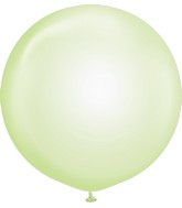 24" Kalisan Latex Balloons Pure Crystal Pastel Green (5 Per Bag)