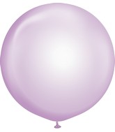 24" Kalisan Latex Balloons Pure Crystal Pastel Violet (5 Per Bag)