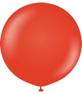 36" Kalisan Latex Balloons Standard Red (2 Per Bag)