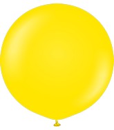 36" Kalisan Latex Balloons Standard Yellow (2 Per Bag)