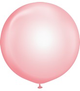 36" Kalisan Latex Balloons Pure Crystal Pastel Red (2 Per Bag)