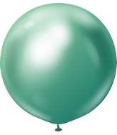 36" Kalisan Latex Balloons Mirror Green (2 Per Bag)