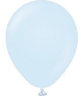 5" Kalisan Latex Balloons Pastel Matte Macaroon Baby Blue (50 Per Bag)