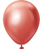 5" Kalisan Latex Balloons Mirror Red (50 Per Bag)