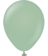 5" Kalisan Latex Balloons Retro Winter Green (50 Per Bag)