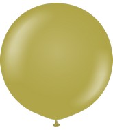 36" Kalisan Latex Balloons Retro Olive (2 Per Bag)