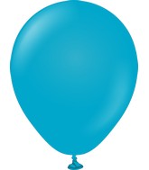 5" Kalisan Latex Balloons Retro Blue Glass (50 Per Bag)