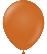 12" Kalisan Latex Balloons Retro Rust Orange (50 Per Bag)