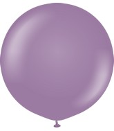 24" Kalisan Latex Balloons Retro Lavender (5 Per Bag)