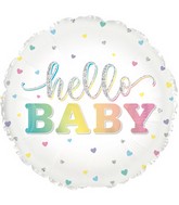 17" Hello Baby Foil Balloon