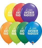 11" Latex Balloons Carnival Assorted (50 Per Bag) )Simplement A Un Avenir Radieux Assorted