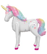 46" AirWalkers Enchanted Unicorn Foil Balloon