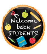 18" Welcome Back Students Foil Balloon