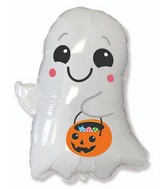 30" Halloween Ghost Foil Balloon