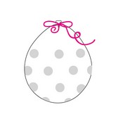 18" Stuffing Balloons (25 Per Bag) Decomex Clear POLKA DOTS with WHITE INK