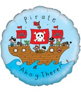 18" Pirate Oaktree Foil Balloon