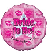18" Bride To Be Oaktree Foil Balloon