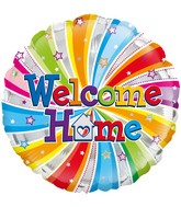 18" Welcome Home Swirl Oaktree Foil Balloon