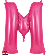 34" Letter M Pink Oaktree Brand Foil Balloon