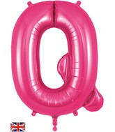 34" Letter Q Pink Oaktree Foil Balloon