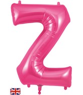 34" Letter Z Pink Oaktree Foil Balloon