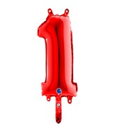 14" Airfill Only (self sealing) Number 1 Red Balloon