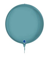 15" (22" Deflated) Globe Platinum Tenerife Sea 4D Foil Balloon