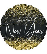 17" New Year Crazy Confetti Nl Foil Balloon