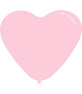 7" Deco Taffy Pink Decomex Heart Shaped Latex Balloons (100 Per Bag)