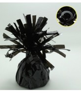 6Oz Black Foil Wrapped Balloon Weight