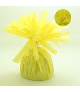 6Oz Yellow Foil Wrapped Balloon Weight