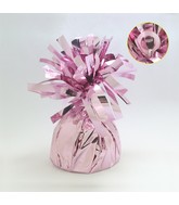 6Oz Pink Foil Wrapped Balloon Weight