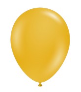 5" Mustard Tuftex Latex Balloons (50 Per Bag)