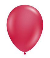 11" Pearl Metallic Starfire Red Tuftex Latex Balloons (100 Per Bag)