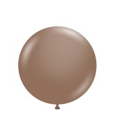 36" Cocoa Tuftex Latex Balloons (2 Per Bag)