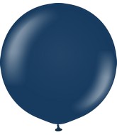 36" Kalisan Latex Balloons Standard Navy (2 Per Bag)