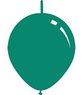 6" Metallic Green Decomex Linking Latex Balloons (100 Per Bag)