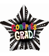 18" Congrats Grad 3D Star