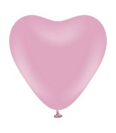 12" Kalisan Latex Heart Balloons Retro Dusty Rose (50 Per Bag)