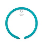 160G Gemar Latex Balloons (Bag of 50) Modelling/Twisting Deep Turquoise*