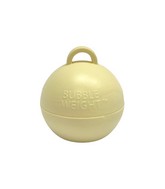35 Gram Bubble Balloon Weight (10 Per Bag): Ivory Cream