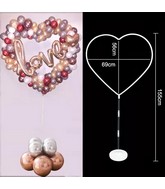5 ft Heart Shaped Balloon Stand (Waterbase 1KG Capacity)
