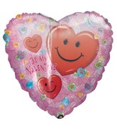 18" Be My Valentine Candies Foil Balloon Balloon