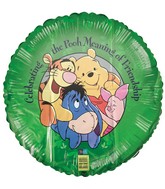 18" Celebrating the Pooh Meaning of Friendship Foil Balloon