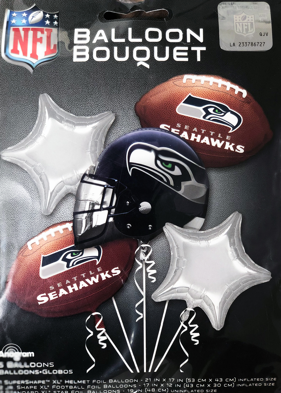 NFL Seattle Seahawks Helmet Foil Balloon 21in