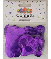 Balloon Confetti Dots 22 Grams Foil Purple 1.5CM-Round
