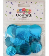 Balloon Confetti Dots 22 Grams Foil Light Blue 2.5CM-Round