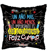 18" Celebremos Un Año Mas Gellibean (Spanish) Foil Balloon